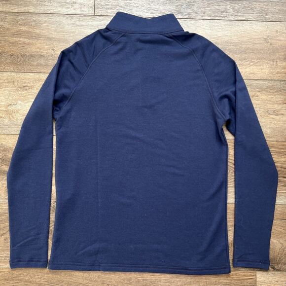 Peter Millar Sweater Mens S Blue 1/4 Zip Pullover Merino Wool Blend Outdoors NWT - Picture 4 of 12